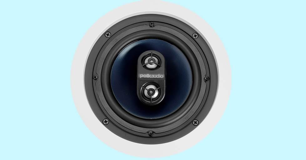 Polk RC6s in-ceiling stereo input speaker